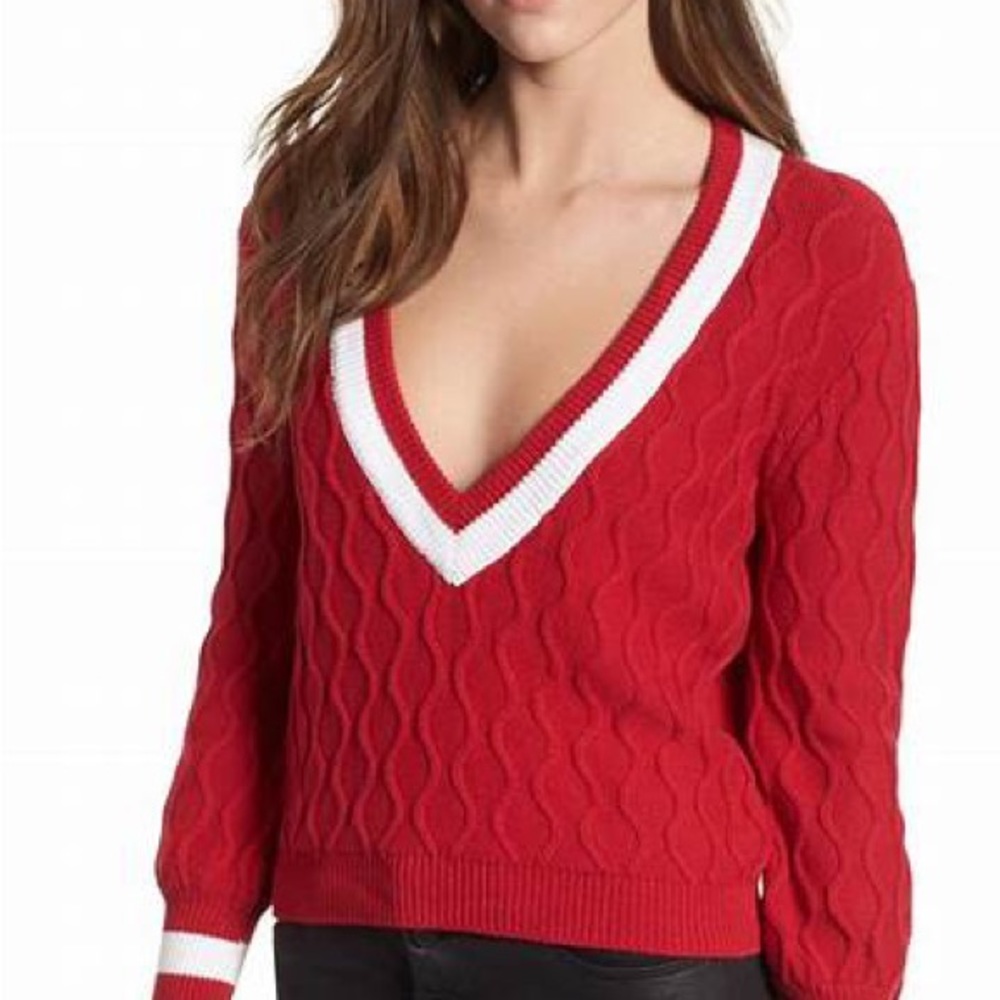 ❤️Adorable Bell Cuff Varsity Sweater❤️